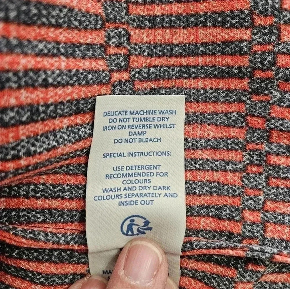 Bowden Red And Black Striped Shift Dress Size 8R, Classic, Careerwear - Picture 7 of 7